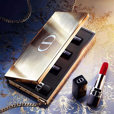 DIOR Limited Edition Rouge Minaudiere Clutch: Lipstick .